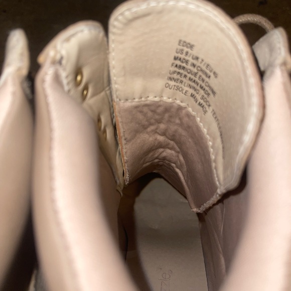 Shoe Dazzle Heel Tan Neautral Women’s Heel Boots Size 9 - Picture 5 of 5